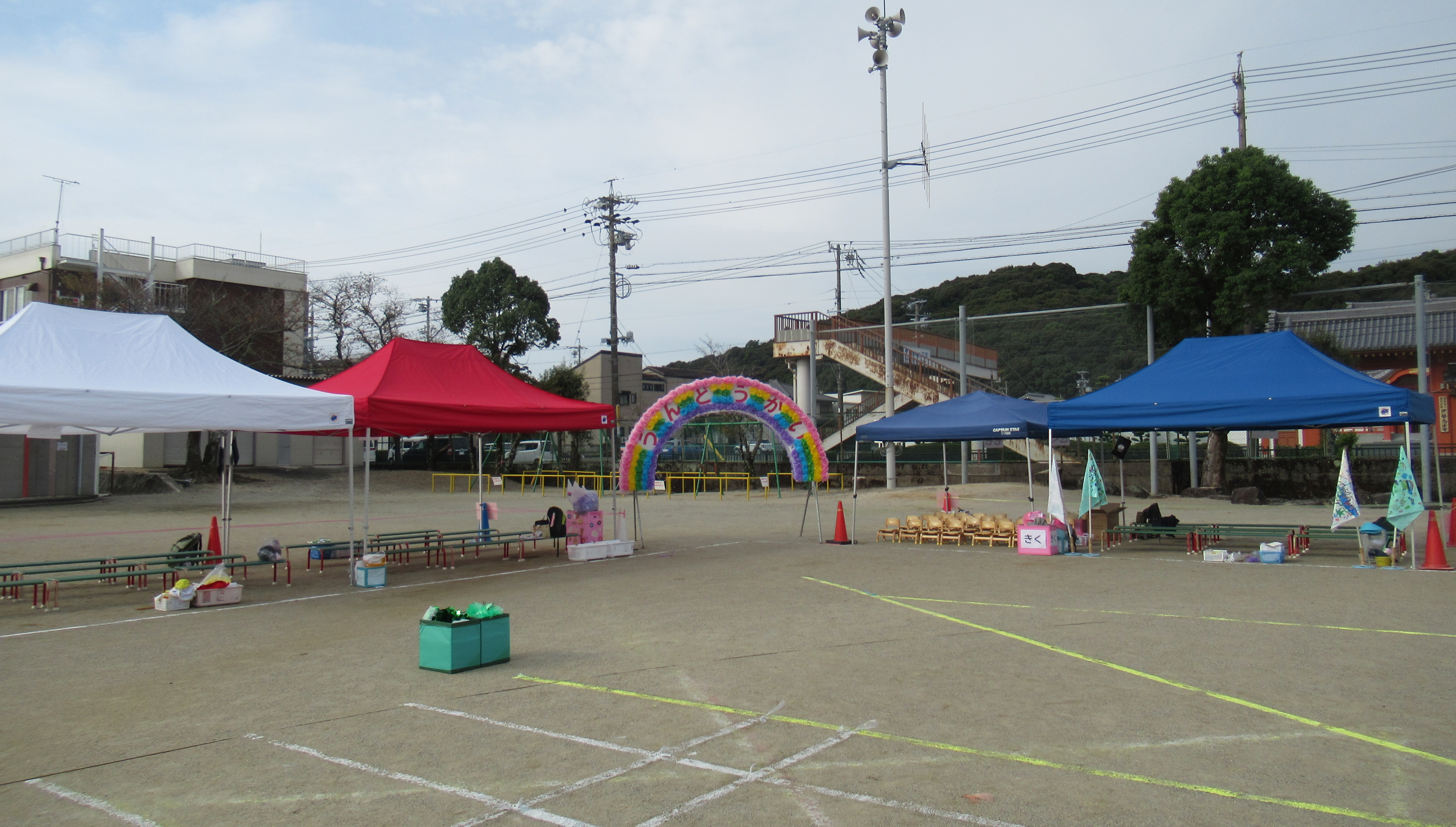 イージーアップブログ | まだまだ暑い日9月の日除けに運動会テント！