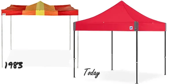 イージーアップブログ | テントの歴史をくつがえしたワンタッチ式