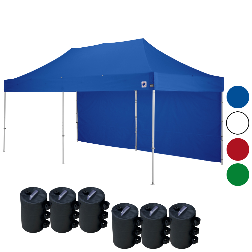 デラックス (3×6m) スチール＋横幕1面分＋水ウエイトセット ｜【公式