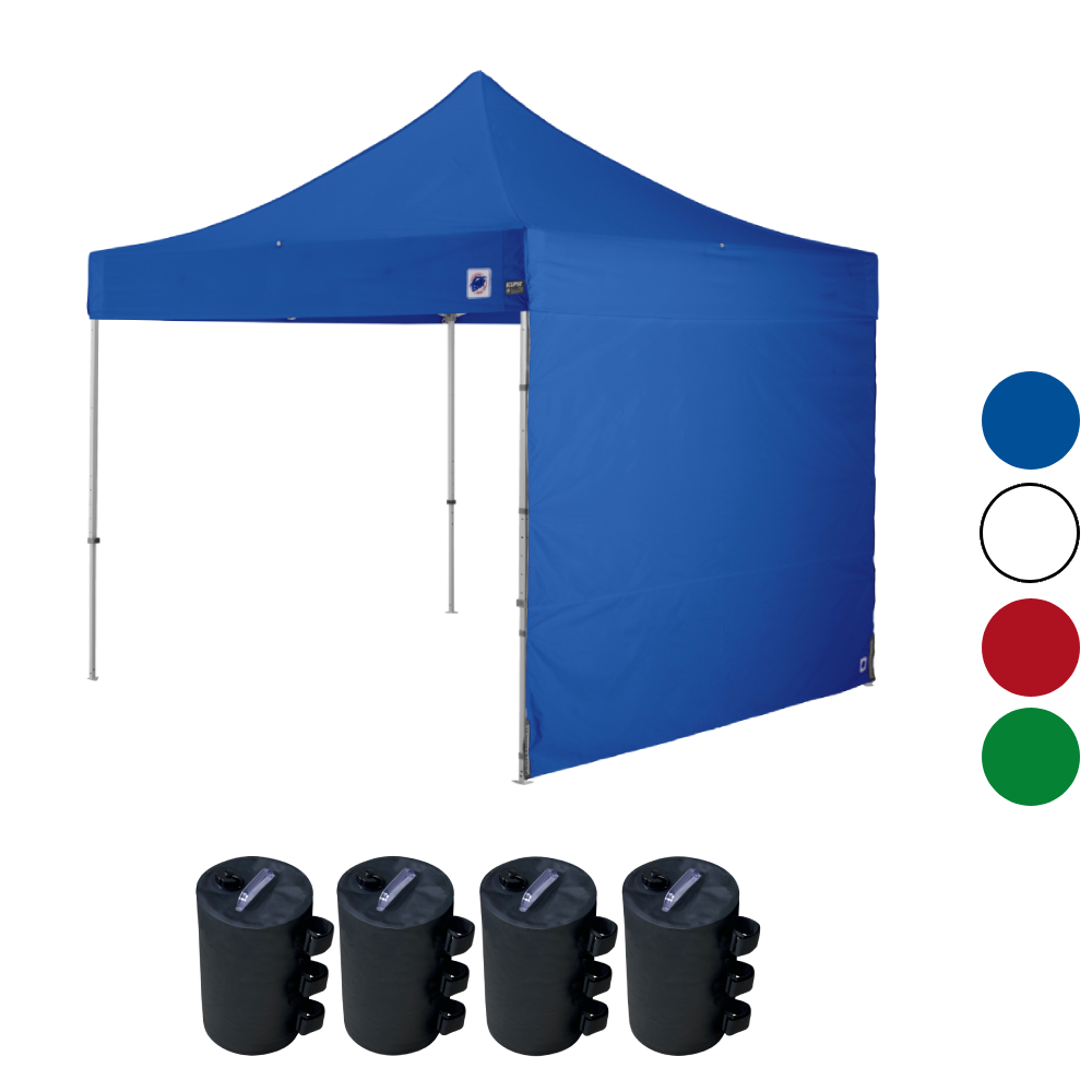 デラックス (3×3m) アルミ＋横幕1面＋水ウエイトセット