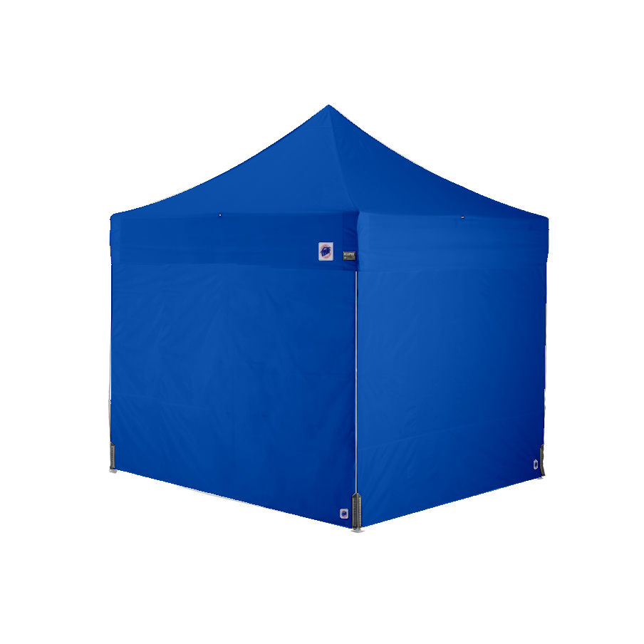 医療・防災用テントセット／2.5m（4方幕）スチール(ブルー)