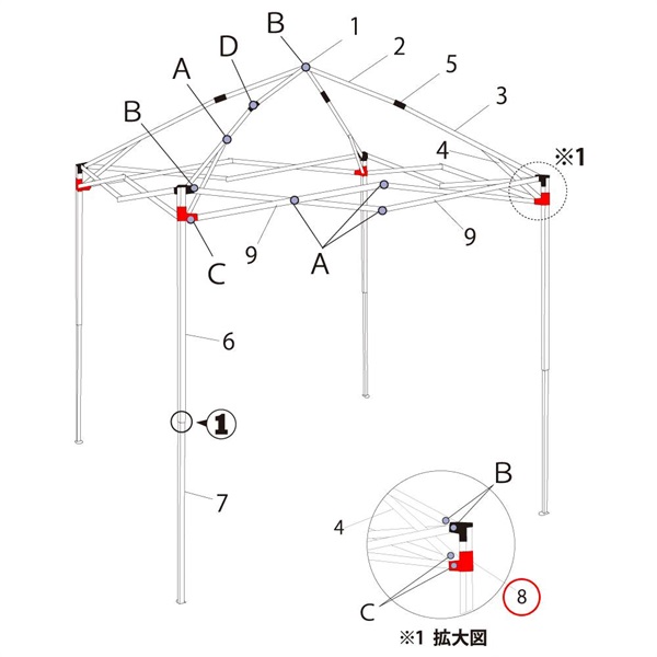 代替品A1-A0448 ※廃盤  ｽﾗｲﾀﾞｰ (ﾋﾞｭｰ/ﾌﾟﾙﾋﾟﾝ用)