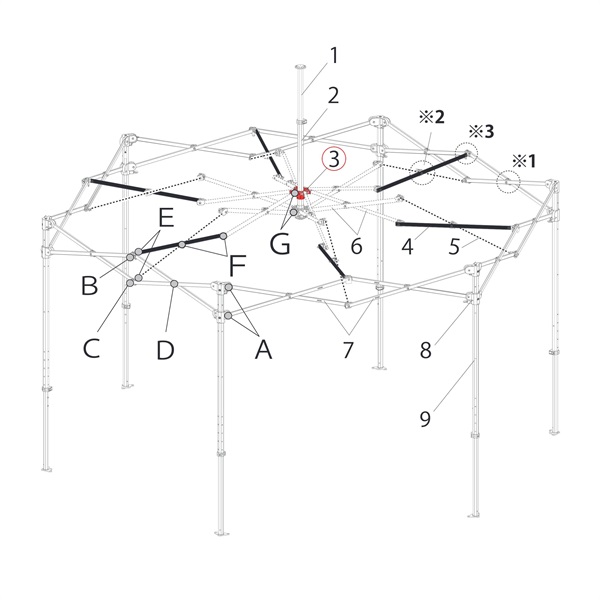 ﾎﾟｰﾙｽﾗｲﾀﾞｰ (ﾊﾌﾞ用)