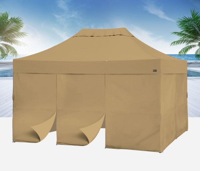 バンガロー カーテン6枚付き (3×4.5m)