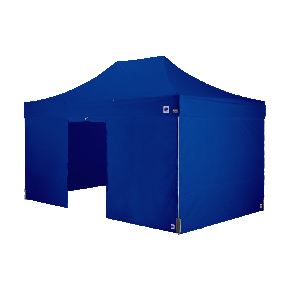 【旧型 】横幕 標準色 (4.5m)用 ブルー 出入口付き