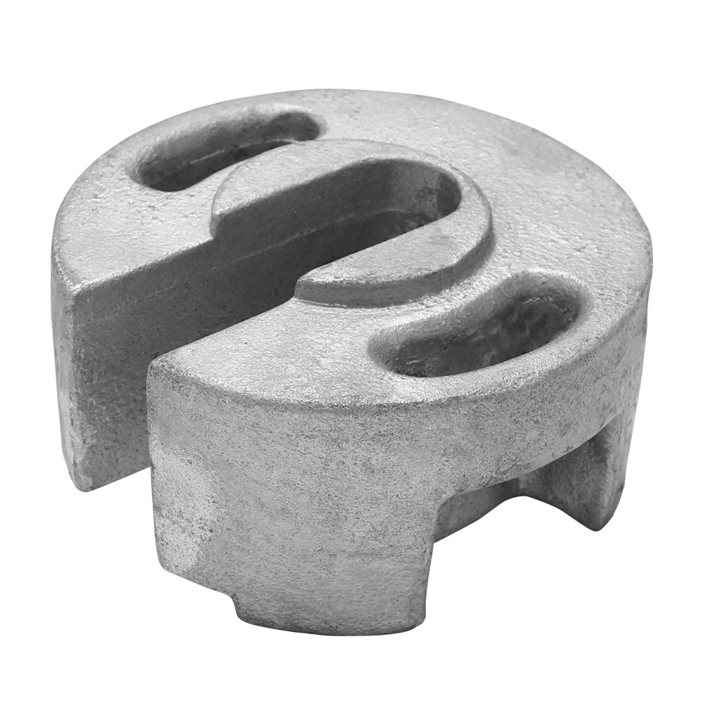 鋳物ウエイト メッキ加工 丸型 (30kg)