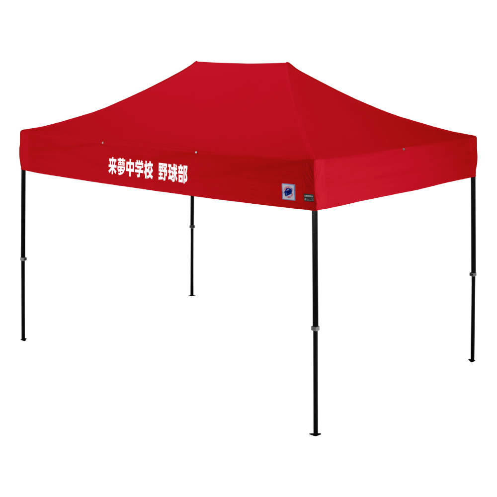 ドリーム (2.5×3.7m) 名入れ垂幕部(レッド)