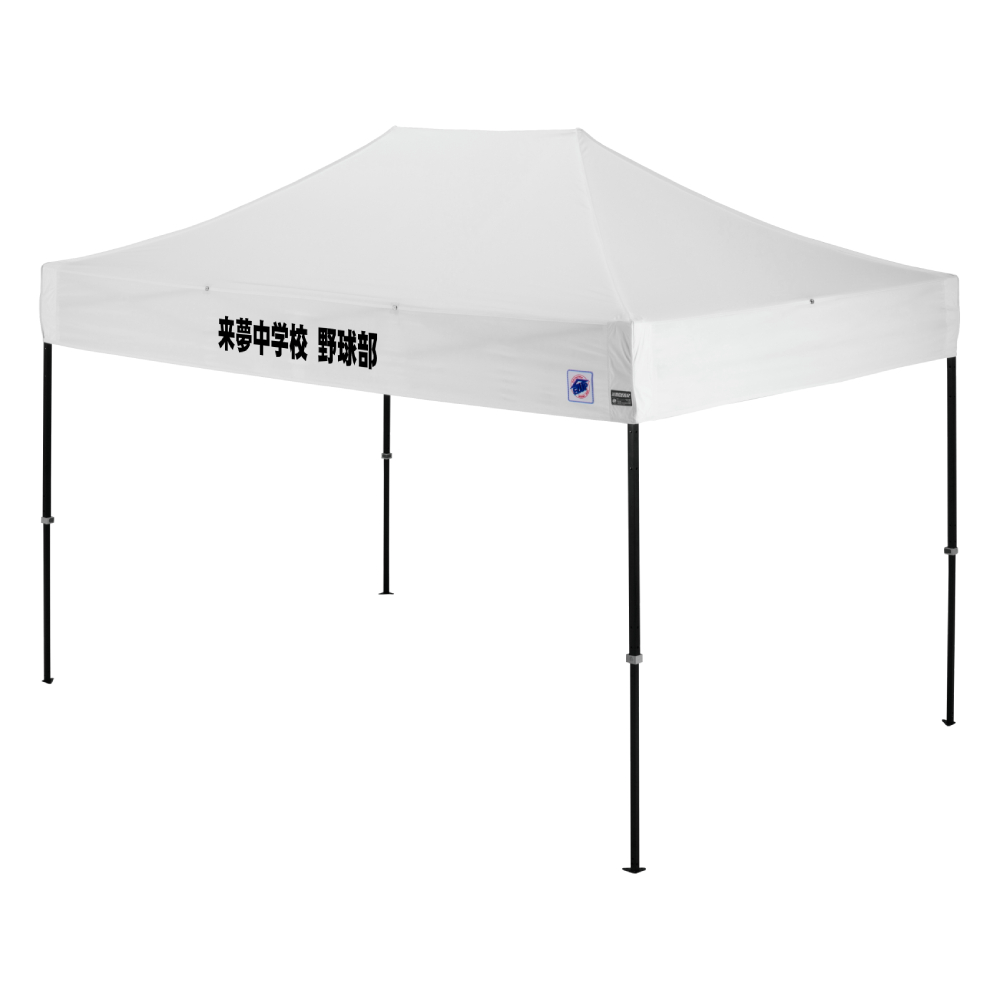 ドリーム (2.5×3.7m) 名入れ垂幕部(ホワイト)