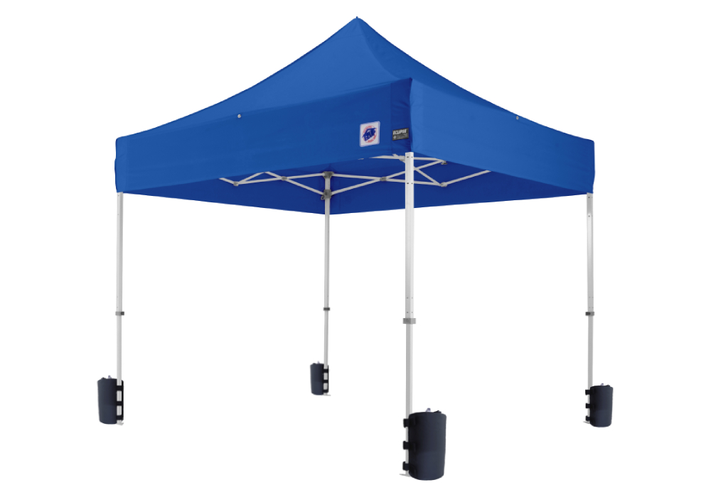 デラックス (2.5×2.5m) スチール＋水ウエイトセット(ブルー)